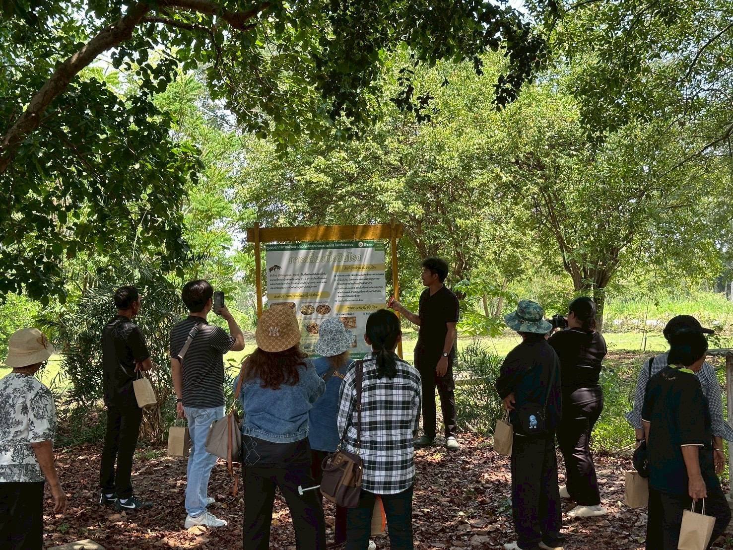 title - ส.ป.ก.พระนครศรีอยุธยา จัดการศึกษาดูงานโครงการที่ดินพระราชทานจังหวัดพระนครศรีอยุธยา ปีงบประมาณ พ.ศ. ๒๕๖๙ หลักสูตร การศึกษาดูงานการพัฒนาตามแนวทางพระราชดำริ ซึ่งได้รับเกียรติจากนางวิไลกัลยา สาริพันธ์ ปฏิรูปที่จังหวัดระยอง ให้การต้อนรับและอำนวยความสะดวก ณ ศูนย์บริการการพัฒนาปลวกแดงตามพระราชดำริ จังหวัดระยอง